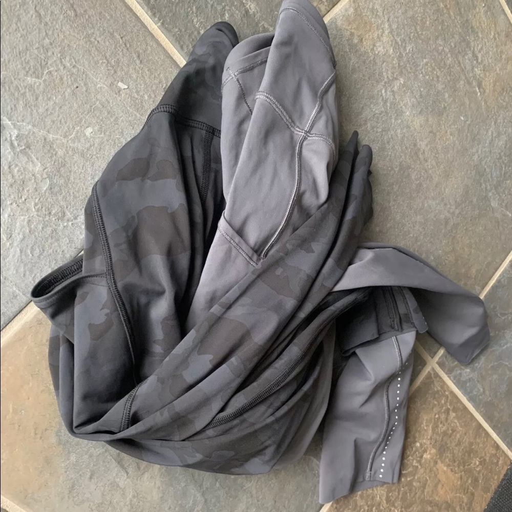 Lululemon Dark Carbon 7/8 Fast & Free Camo Bundle - Picture 10 of 10